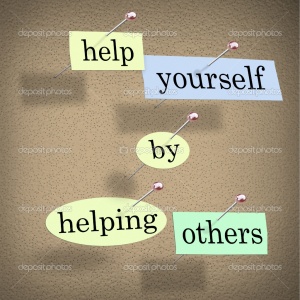 Help-Yourself-by-Helping-Others---Words-Pinned-on-Board